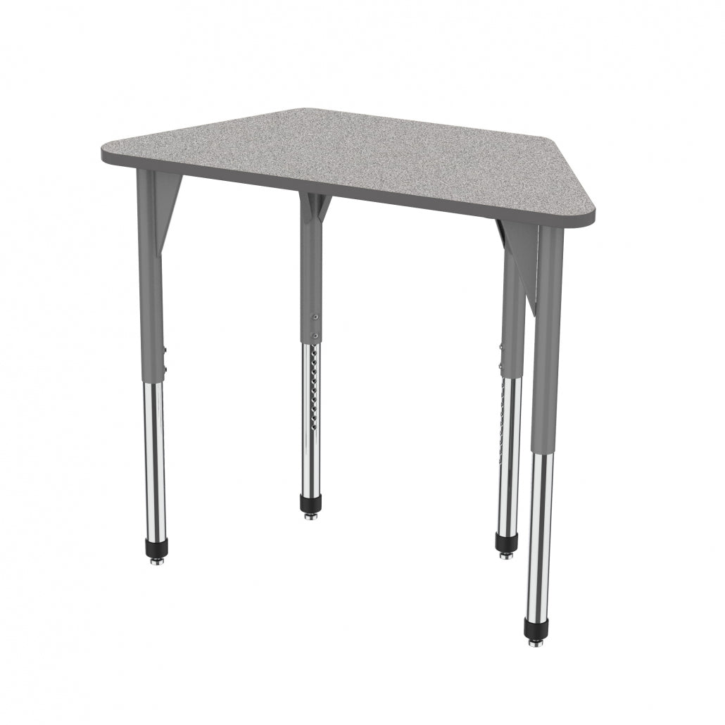 Marco Premier Series Trapezoid Stand - Up Table 24" x 48" Adjustable Height 32" - 42" (43 - 2276 - MA) - SchoolOutlet