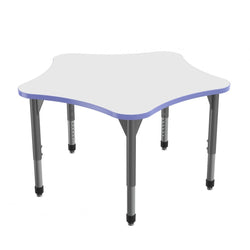 Marco Premier Series 48" 5-Star Activity Table w/ Dry Erase Top Adj Height 21"-31" (43-2280-DB)