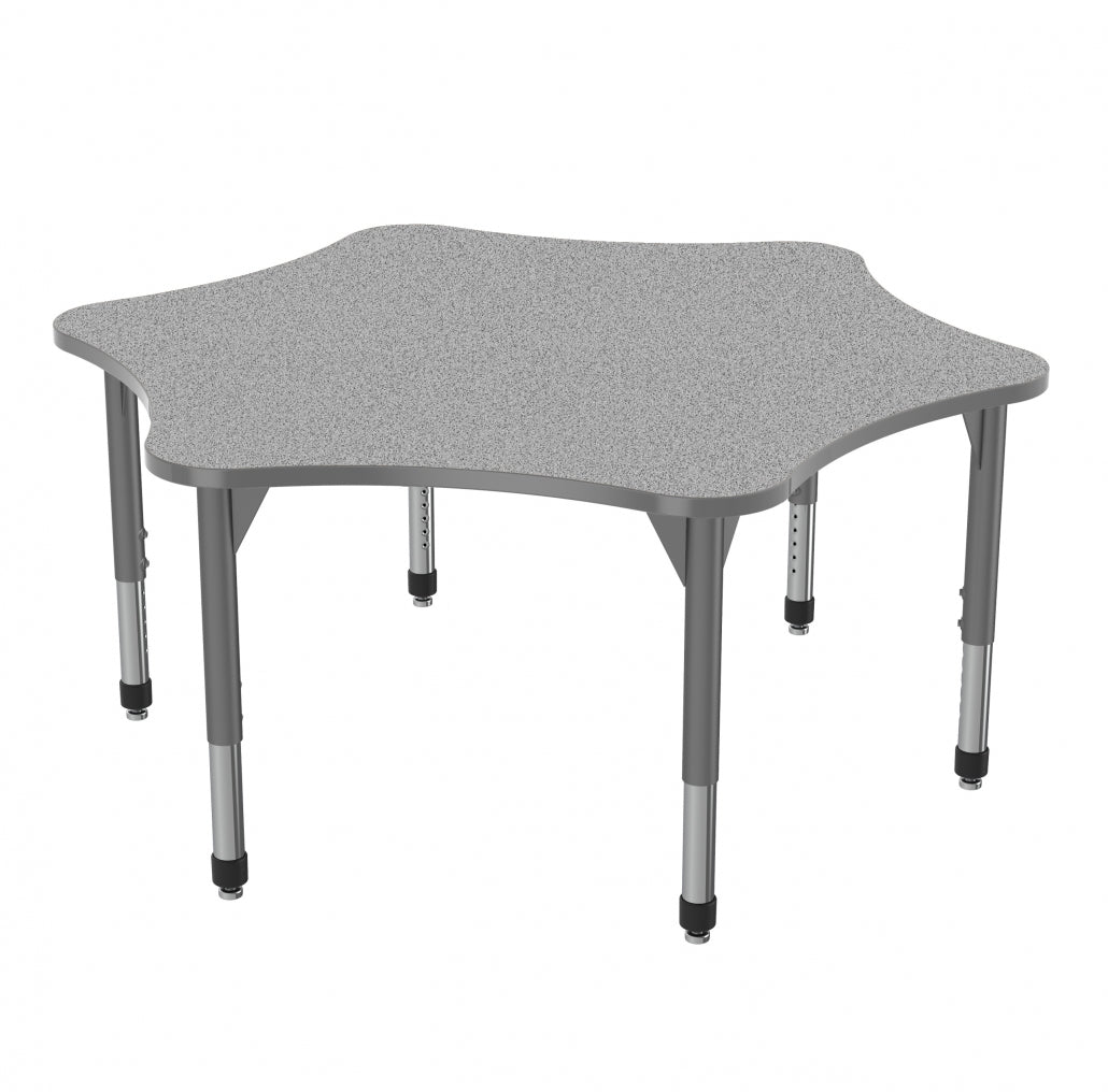 Marco Premier Series 60" 6 - Star Activity Table Adjustable Height 21" - 31" (43 - 2282 - MB) - SchoolOutlet