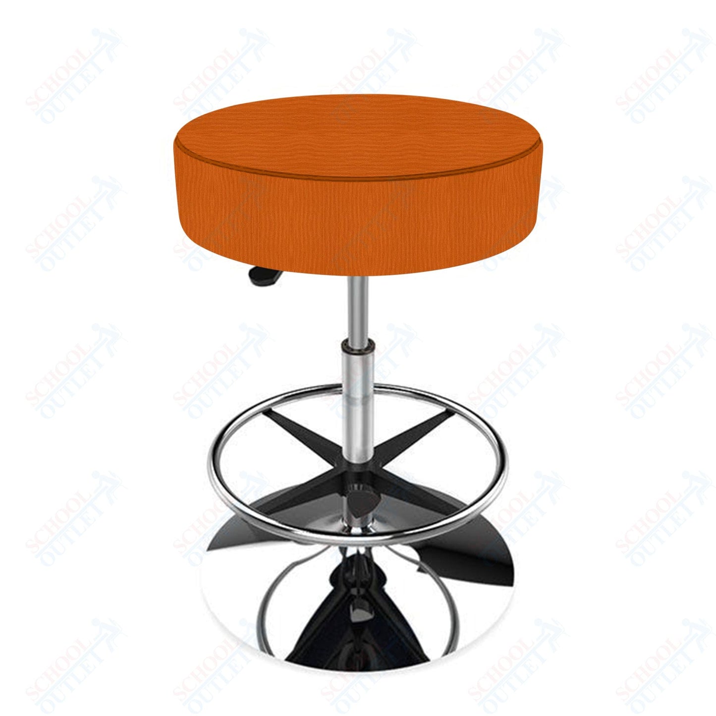 Marco Apex series 22" - 30" H Height Adjustable Cushioned Swivel Stool (L001 - G1) - SchoolOutlet