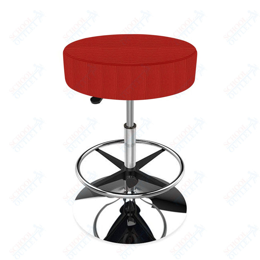 Marco Apex series 22" - 30" H Height Adjustable Cushioned Swivel Stool (L001 - G1) - SchoolOutlet