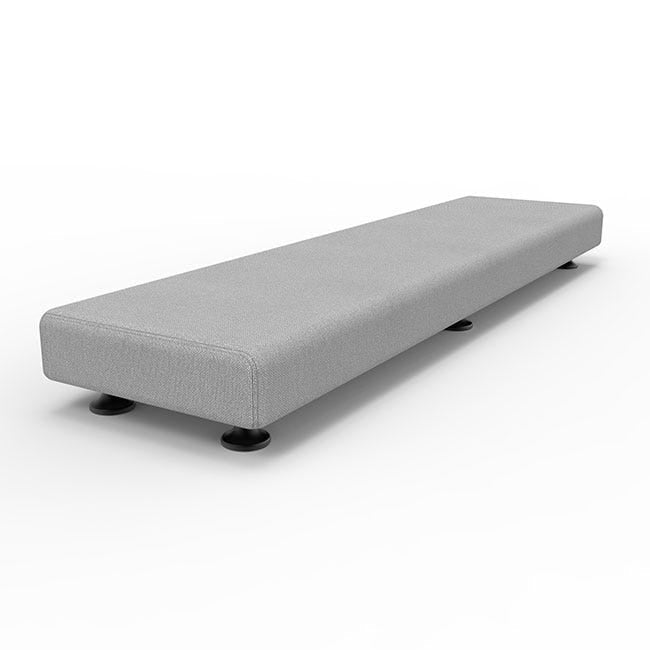 Marco Sonik Soft Seating Rectangle Floor Bench - 46" W x 5" H (LF1204 - G1) - SchoolOutlet