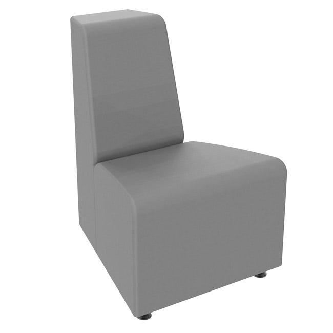 Marco Sonik Soft Seating 25.4" W Outer Wedge Chair - 16" Seat Height (LF1032 - G1) - SchoolOutlet