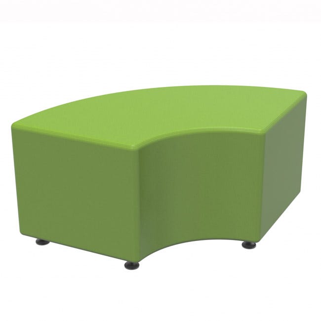 Marco Sonik Soft Seating 24 Degree Curved Bench 16" Seat Height (LF1240 - G1) - SchoolOutlet