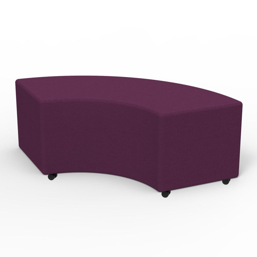 Marco Sonik Soft Seating 36 Degree Curved Bench 51" W x 16" H (LF1250 - G1) - SchoolOutlet