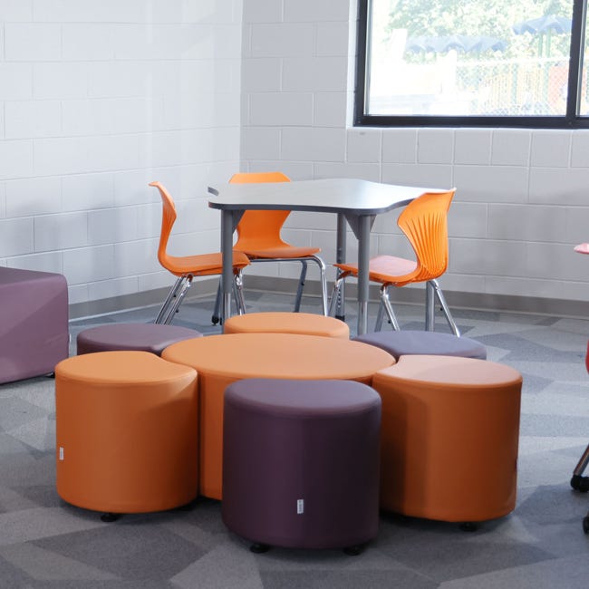 Marco Sonik Series Flower Soft Seating Set 18" height (LF9015 - G1) - SchoolOutlet