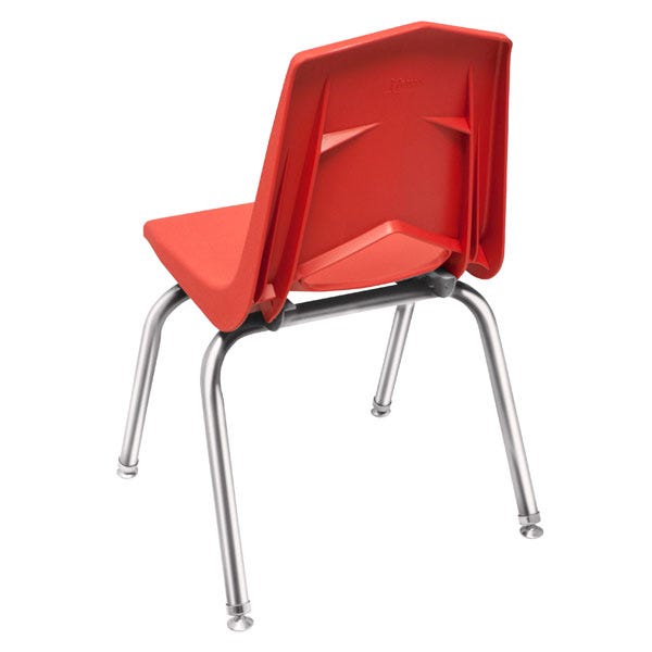 Marco MG 1100 Series V - Back Stacking Chair 14" Seat Height Chrome Frame (MG1101 - 14CR) - SchoolOutlet