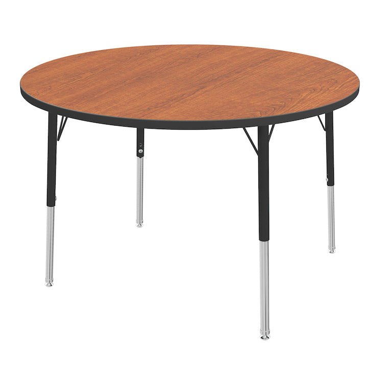 Marco MG2200 Series 60" Round Activity Table Adjustable Height 21" - 30" (MG2207 - MB) - SchoolOutlet