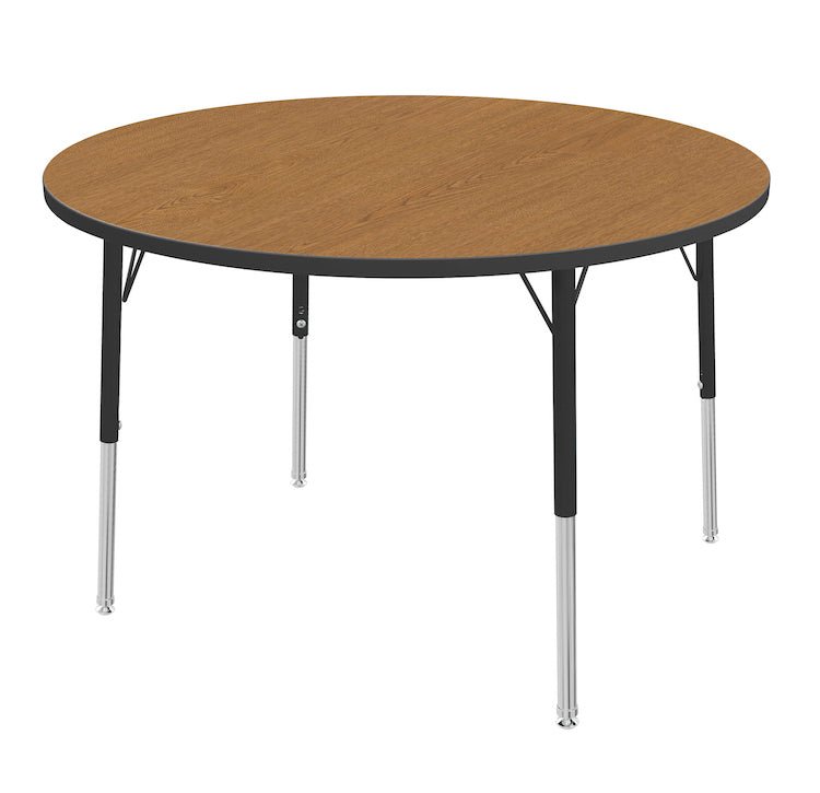 Marco MG2200 Series 60" Round Activity Table Adjustable Height 21" - 30" (MG2207 - MB) - SchoolOutlet