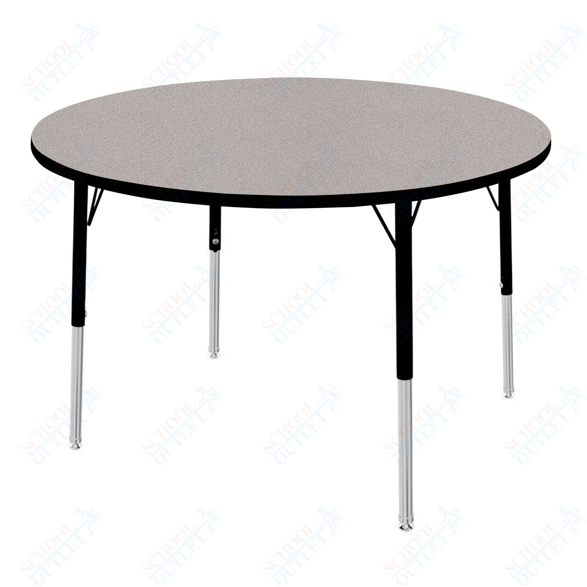 Marco MG2200 Series 60" Round Activity Table Adjustable Height 21" - 30" (MG2207 - MB) - SchoolOutlet