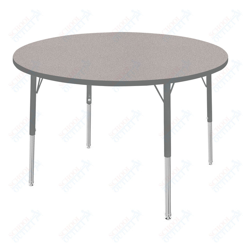 Marco MG2200 Series 60" Round Activity Table Adjustable Height 21" - 30" (MG2207 - MB) - SchoolOutlet