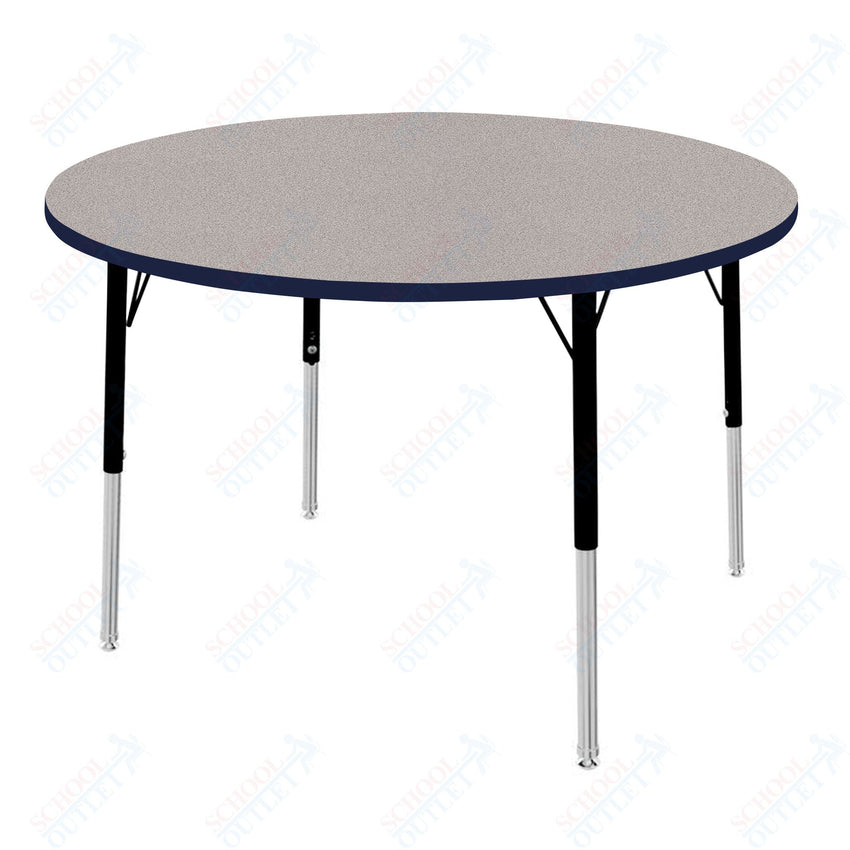 Marco MG2200 Series 60" Round Activity Table Adjustable Height 21" - 30" (MG2207 - MB) - SchoolOutlet