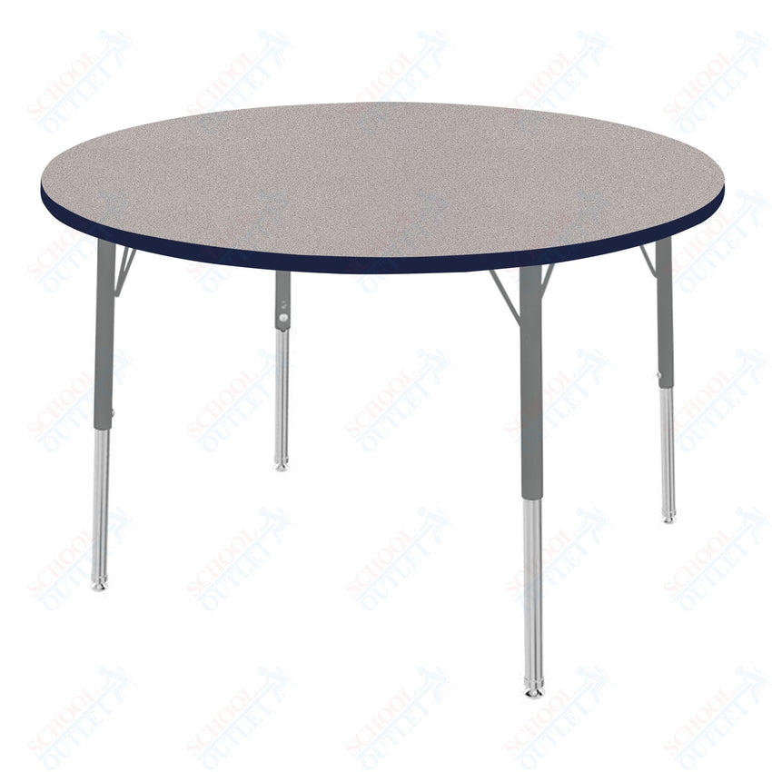 Marco MG2200 Series 60" Round Activity Table Adjustable Height 21" - 30" (MG2207 - MB) - SchoolOutlet