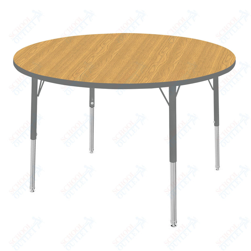 Marco MG2200 Series 60" Round Activity Table Adjustable Height 21" - 30" (MG2207 - MB) - SchoolOutlet