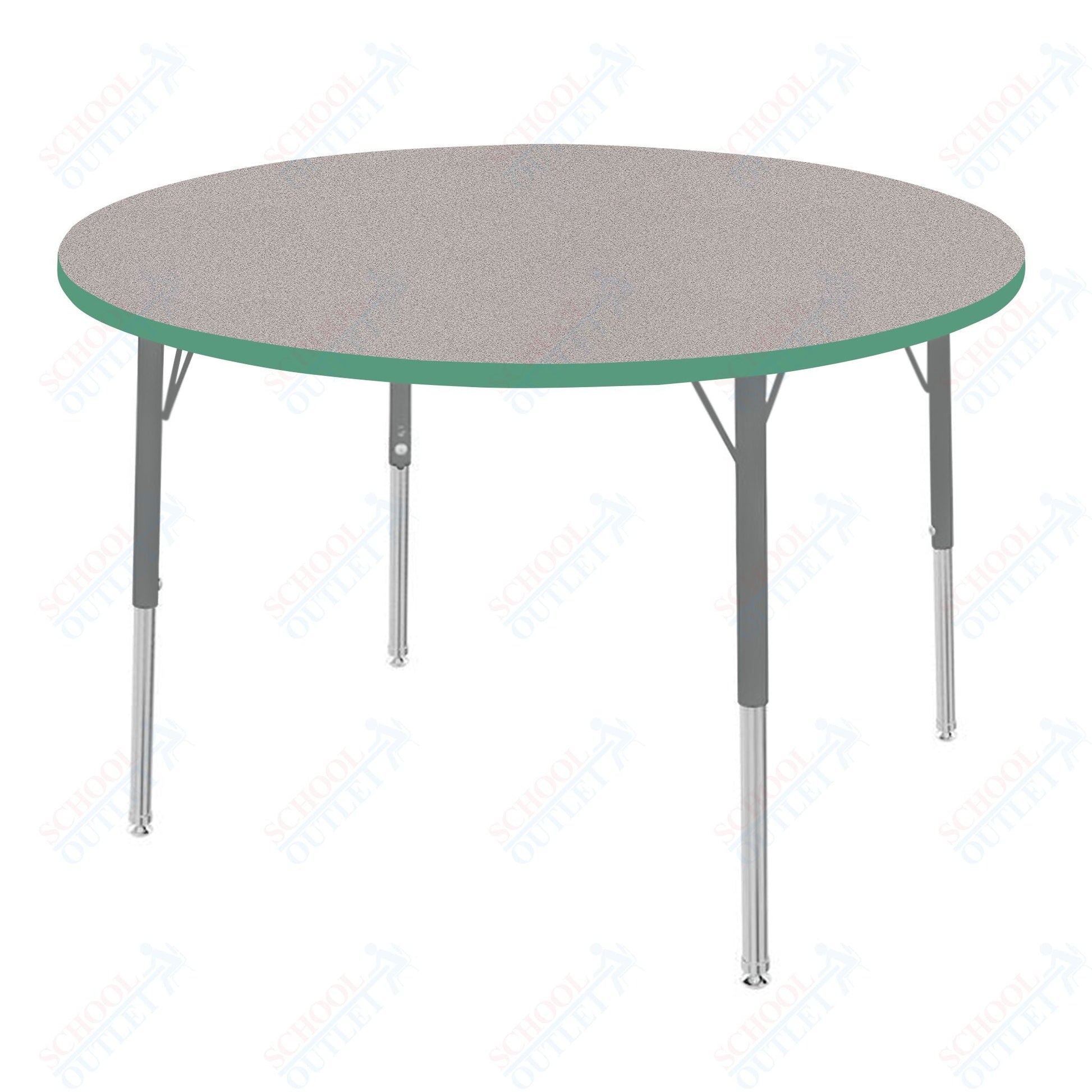 Marco MG2200 Series 60" Round Activity Table Adjustable Height 21" - 30" (MG2207 - MB) - SchoolOutlet