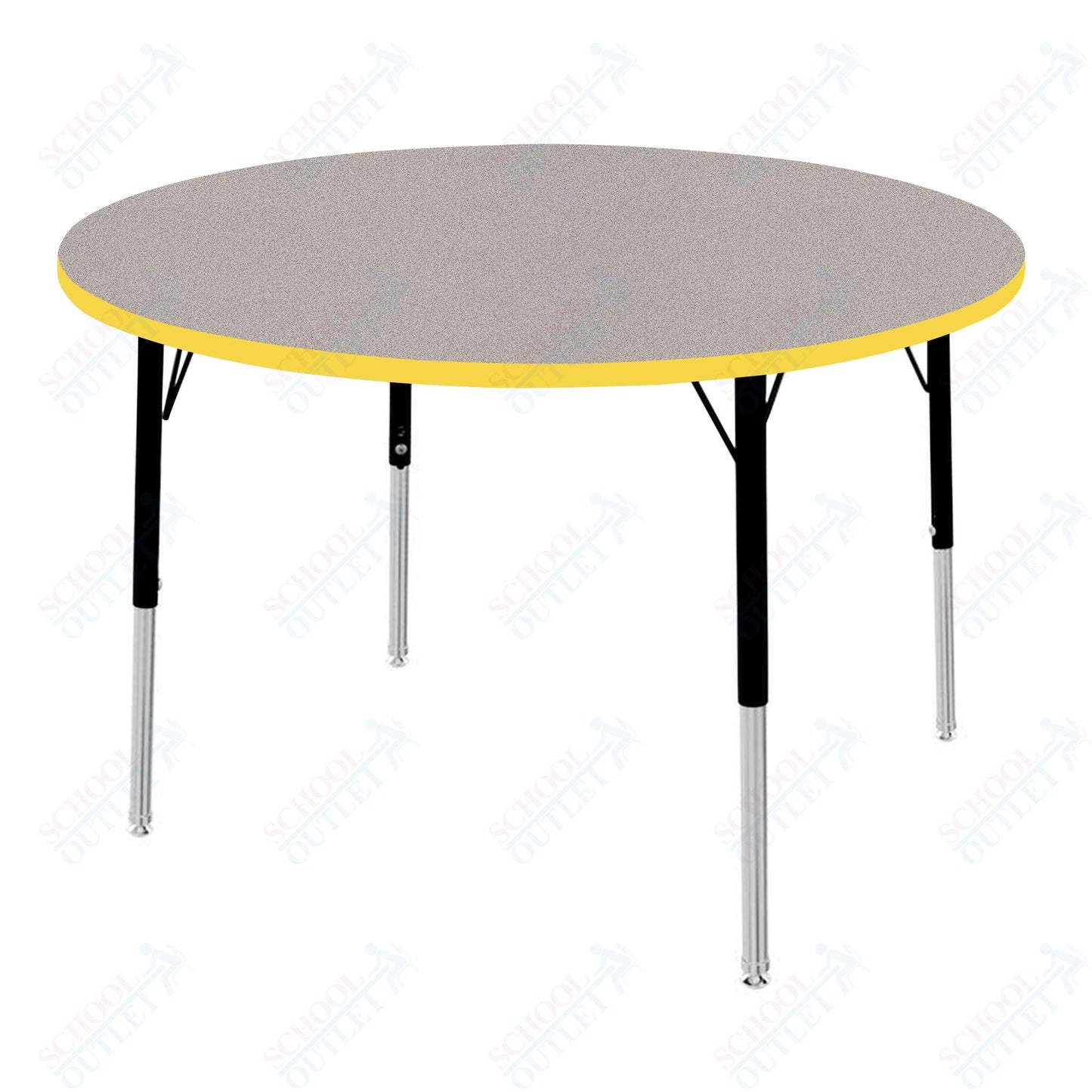 Marco MG2200 Series 60" Round Activity Table Adjustable Height 21" - 30" (MG2207 - MB) - SchoolOutlet