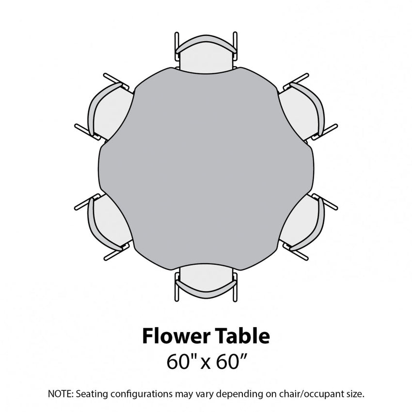 Marco MG2200 Series 60" Flower Activity Table Adjustable Height 21" - 30" (MG2208 - MB) - SchoolOutlet