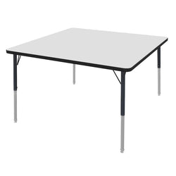 Marco MG2200 Series 36" Square Preschool Table w/ Dry Erase Top Adj Height 16"-24" (MG2212-DA)