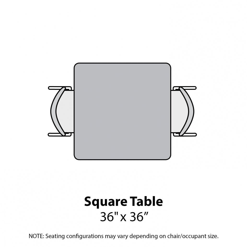 Marco MG2200 Series 36" Square Activity Table w/ Dry Erase Top Adj Height 21" - 30" (MG2212 - DB) - SchoolOutlet