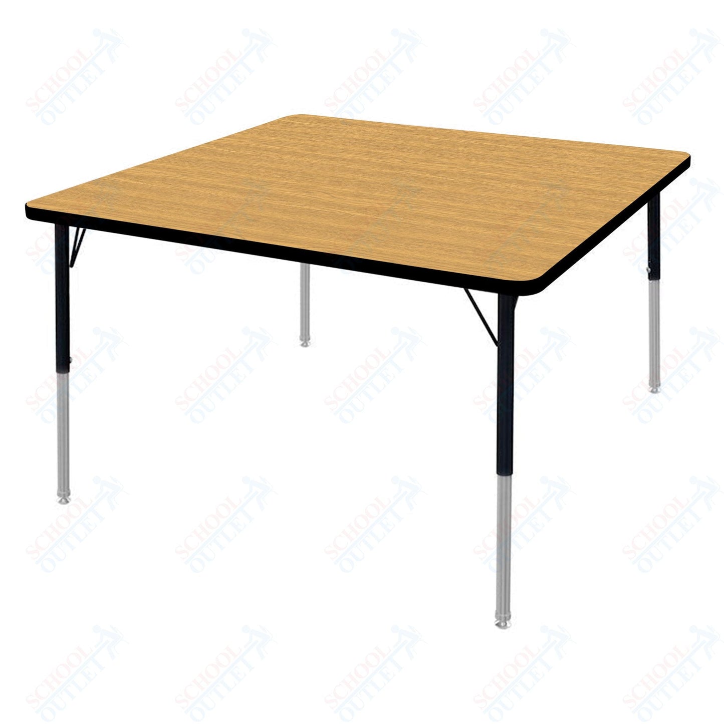 Marco MG2200 Series 36" Square Preschool Table Adjustable Height 16" - 24" (MG2212 - MA) - SchoolOutlet