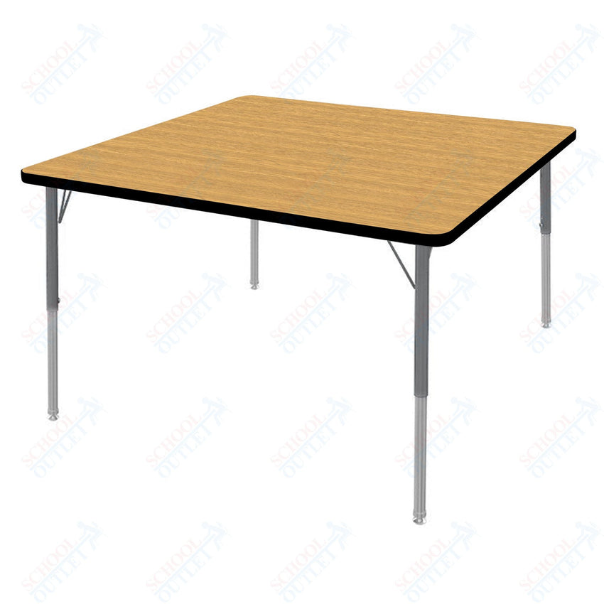 Marco MG2200 Series 36" Square Preschool Table Adjustable Height 16" - 24" (MG2212 - MA) - SchoolOutlet