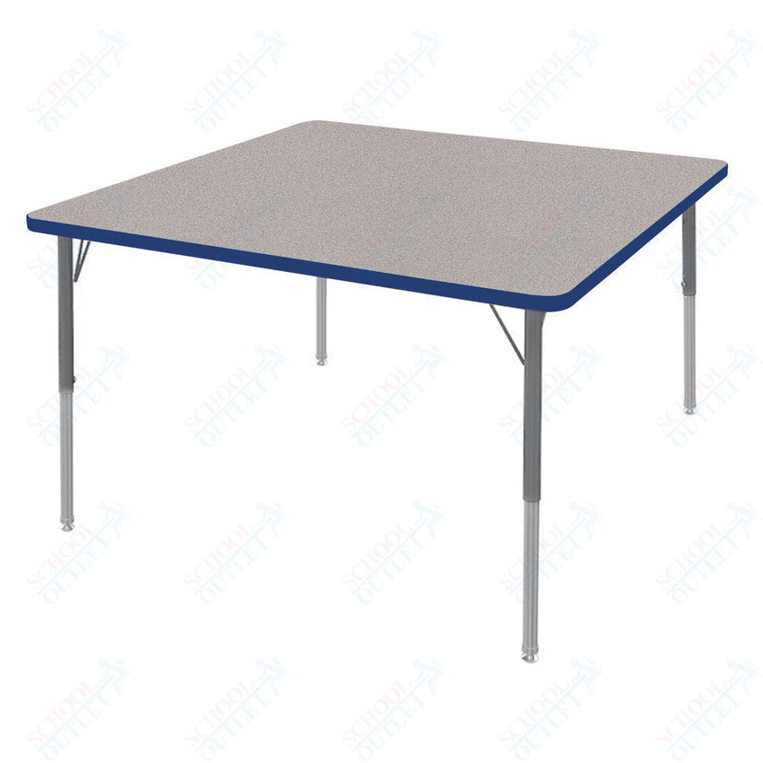 Marco MG2200 Series 36" Square Preschool Table Adjustable Height 16" - 24" (MG2212 - MA) - SchoolOutlet