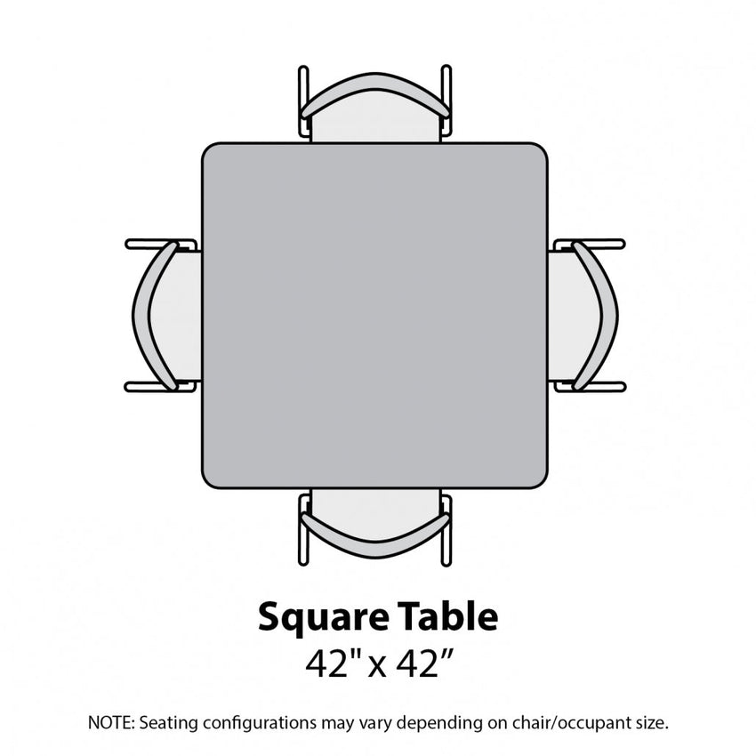 Marco MG2200 Series 42" Square Activity Table Adjustable Height 21" - 30" (MG2214 - MB) - SchoolOutlet