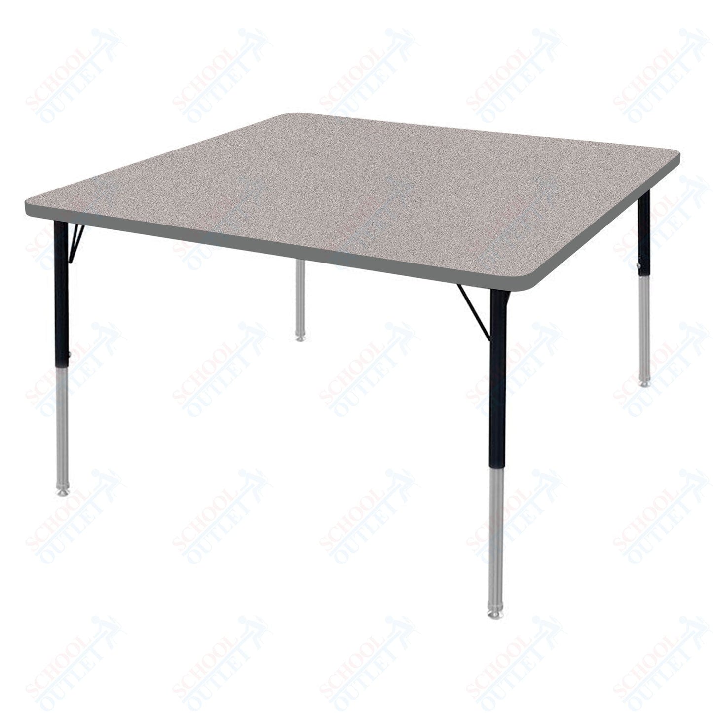 Marco MG2200 Series 42" Square Activity Table Adjustable Height 21" - 30" (MG2214 - MB) - SchoolOutlet