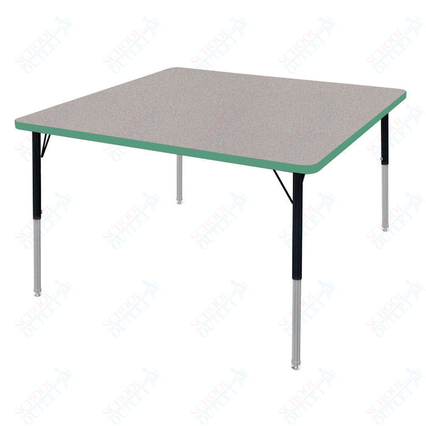 Marco MG2200 Series 42" Square Activity Table Adjustable Height 21" - 30" (MG2214 - MB) - SchoolOutlet