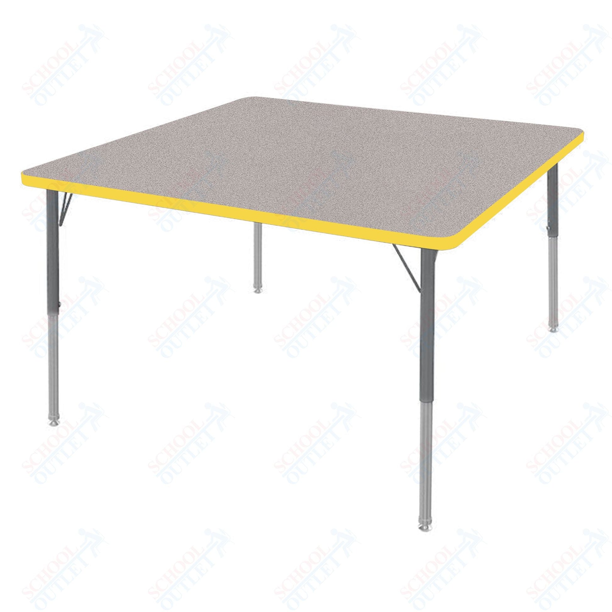 Marco MG2200 Series 42" Square Activity Table Adjustable Height 21" - 30" (MG2214 - MB) - SchoolOutlet