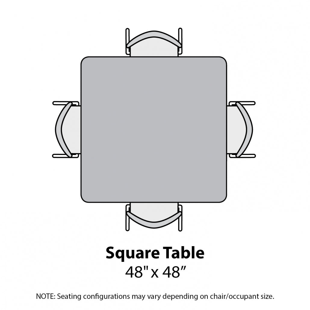 Marco MG2200 Series 48" Square Preschool Table w/ Dry Erase Top Adj Height 16" - 24" (MG2216 - DA) - SchoolOutlet