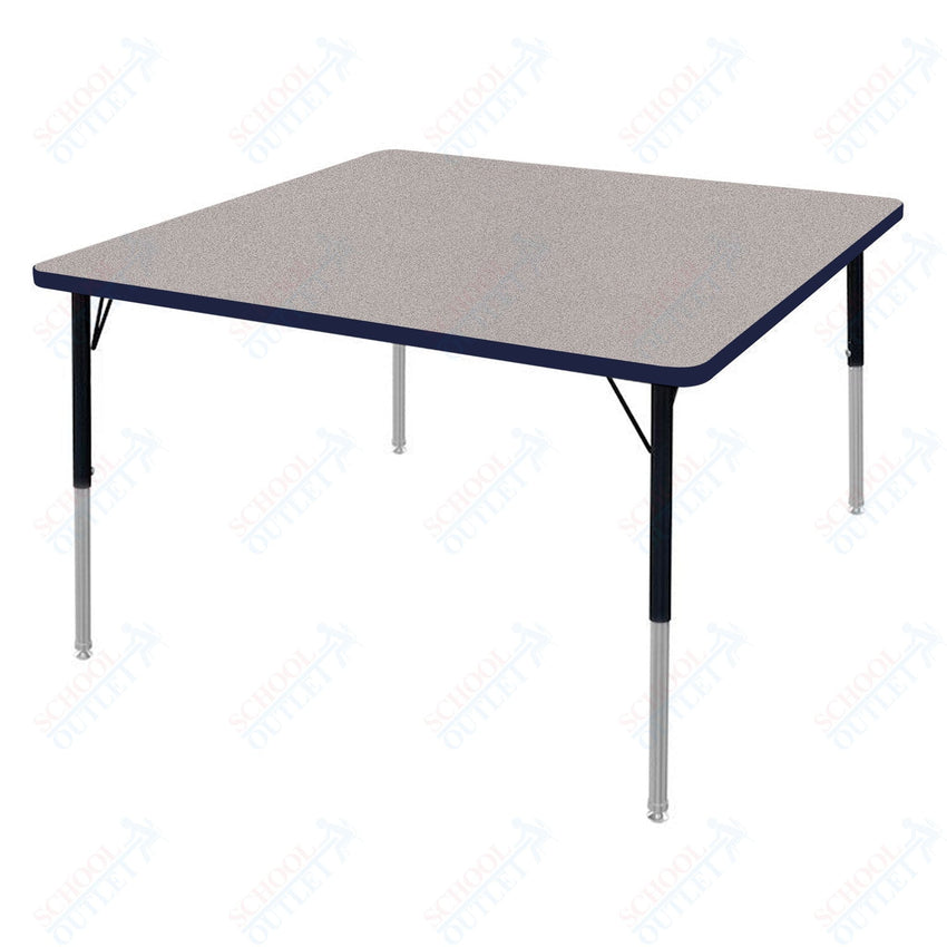 Marco MG2200 Series 48" Square Activity Table Adjustable Height 21" - 30" (MG2216 - MB) - SchoolOutlet