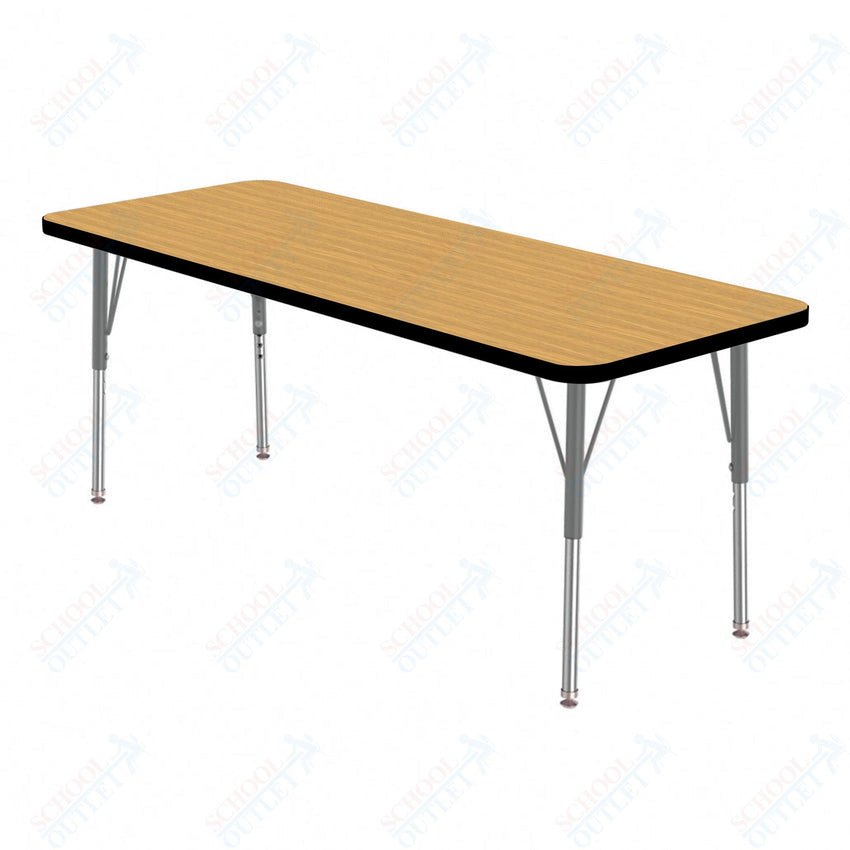 Marco MG2200 Series Rectangle Preschool Table 24" x 36" Adjustable Height 16" - 24" (MG2224 - MA) - SchoolOutlet