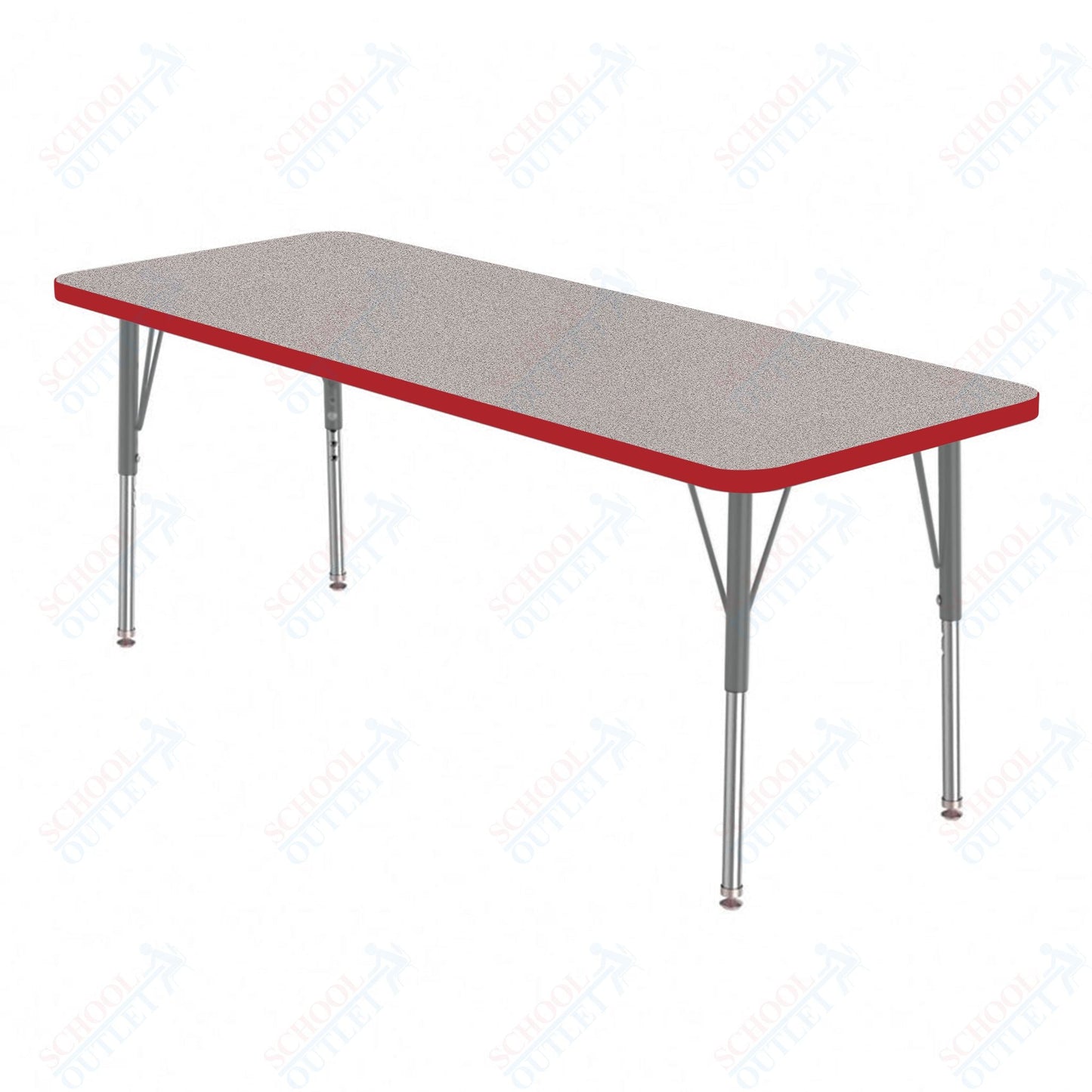 Marco MG2200 Series Rectangle Preschool Table 24" x 36" Adjustable Height 16" - 24" (MG2224 - MA) - SchoolOutlet