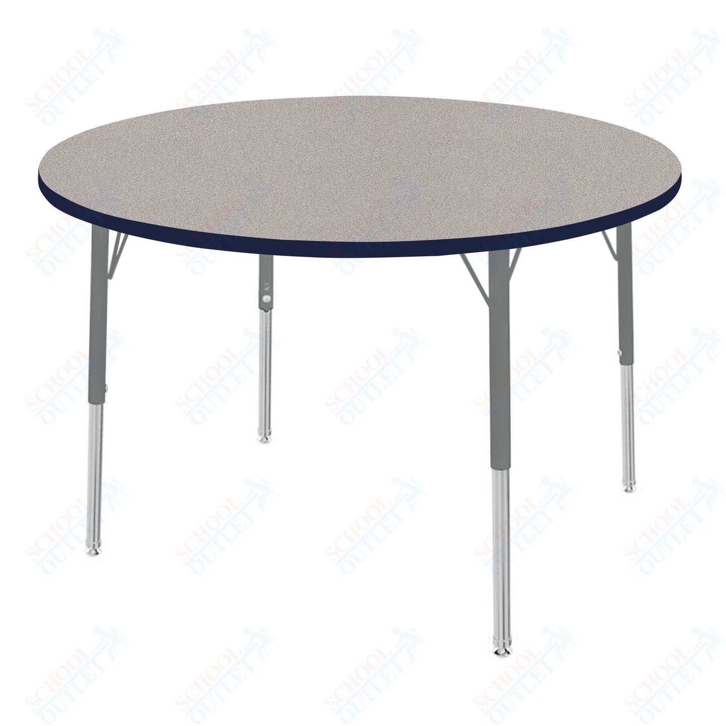 Marco MG2200 Series 42" Round Preschool Table Adjustable Height 16" - 24" (MG2245 - MA) - SchoolOutlet