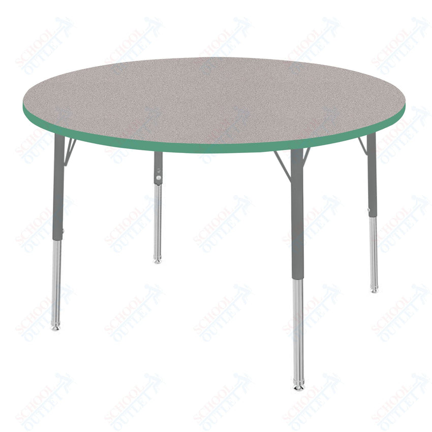 Marco MG2200 Series 42" Round Preschool Table Adjustable Height 16" - 24" (MG2245 - MA) - SchoolOutlet