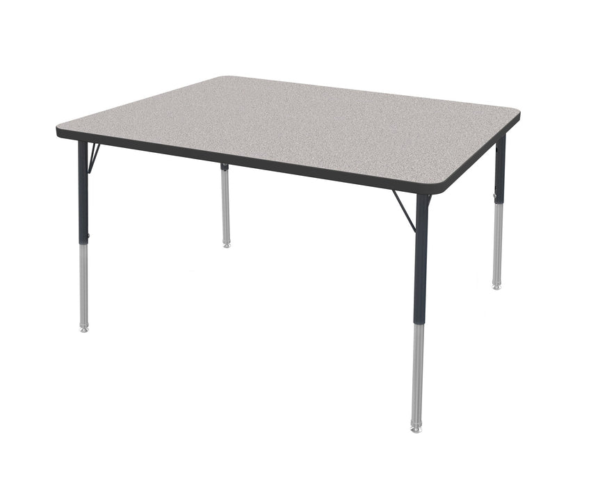 Marco MG2200 Series Rectangle Preschool Table 36" x 48" Adjustable Height 16" - 24" (MG2246 - MA) - SchoolOutlet