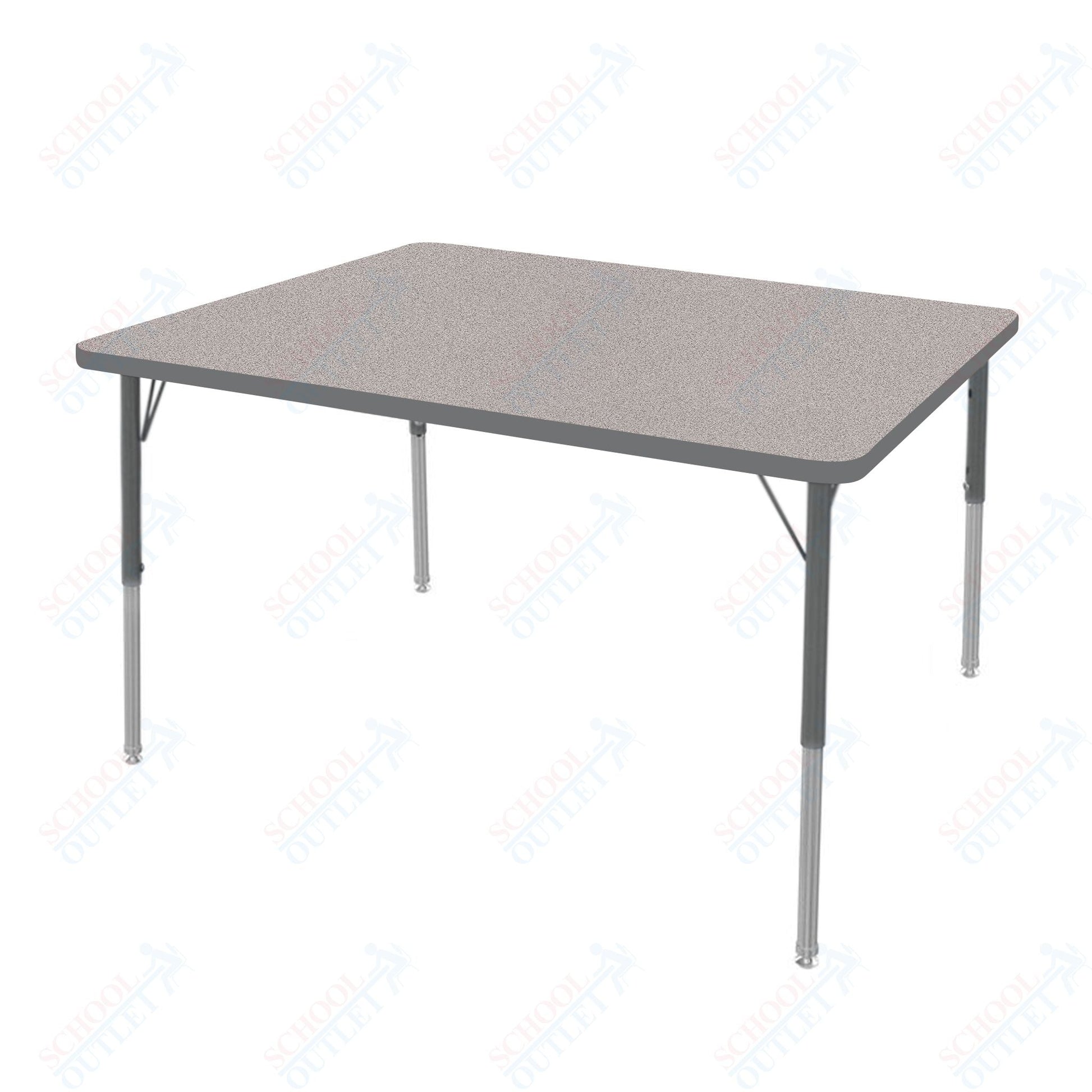 Marco MG2200 Series Rectangle Preschool Table 36" x 48" Adjustable Height 16" - 24" (MG2246 - MA) - SchoolOutlet