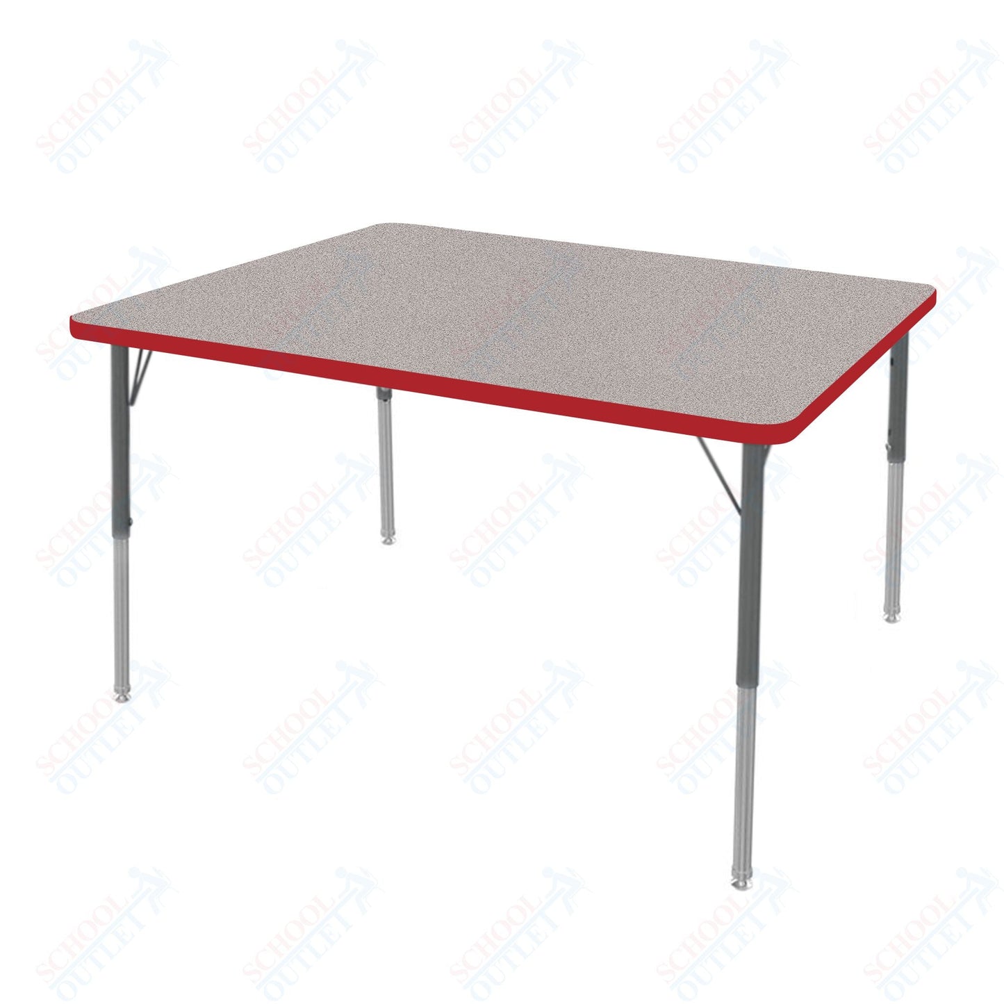 Marco MG2200 Series Rectangle Preschool Table 36" x 48" Adjustable Height 16" - 24" (MG2246 - MA) - SchoolOutlet