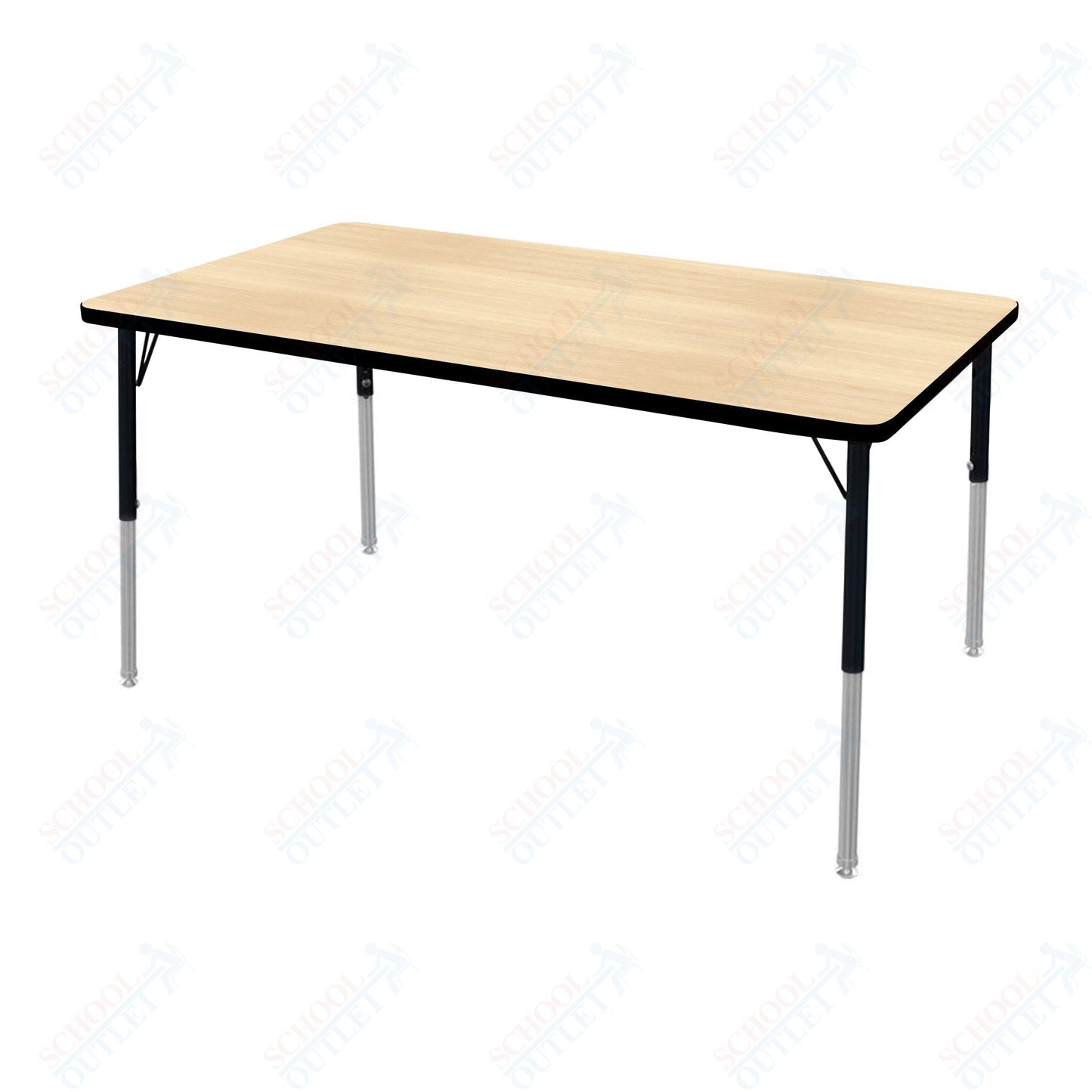 Marco MG2200 Series Rectangle Activity Table 36" x 60" Adjustable Height 21" - 30" (MG2247 - MB) - SchoolOutlet