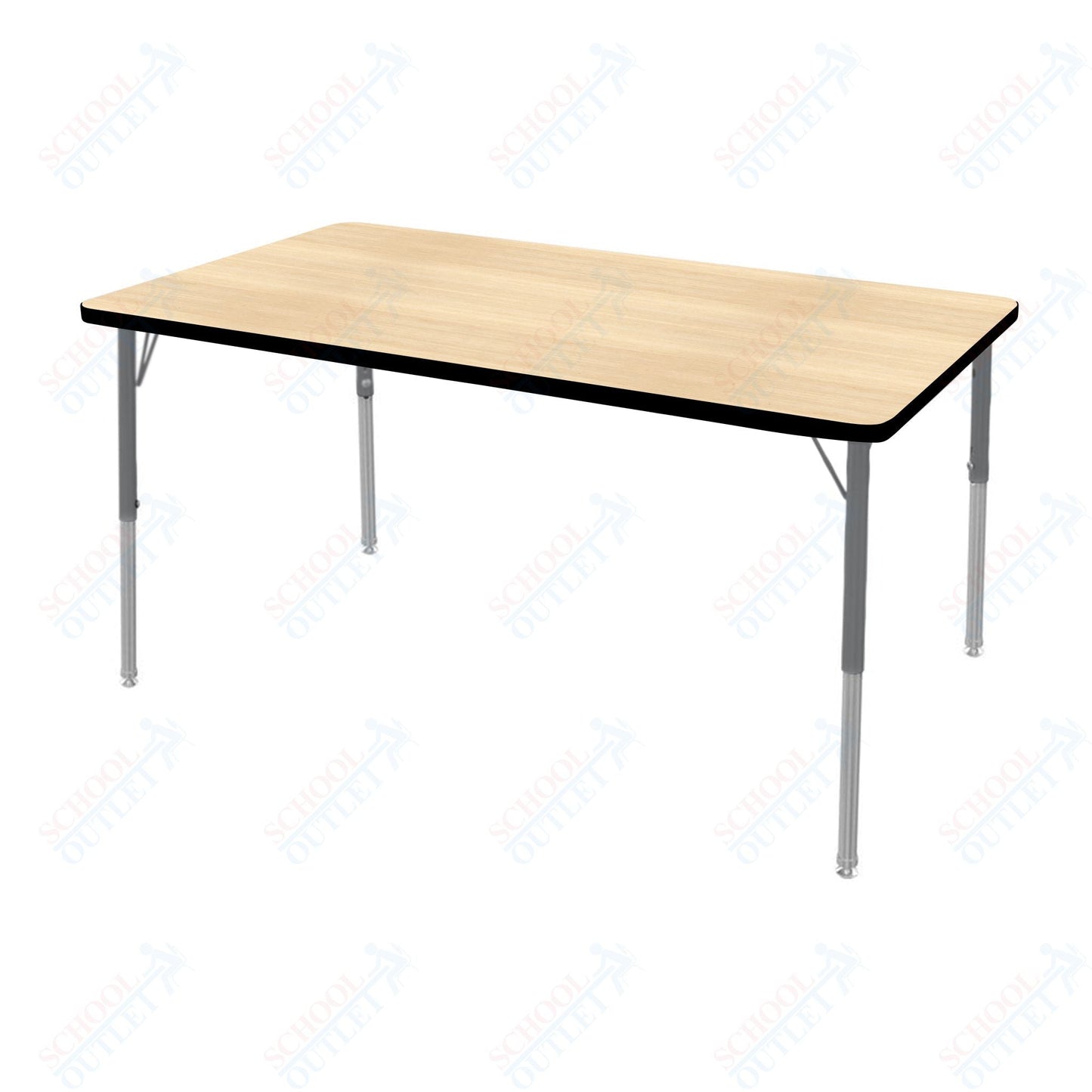 Marco MG2200 Series Rectangle Activity Table 36" x 60" Adjustable Height 21" - 30" (MG2247 - MB) - SchoolOutlet