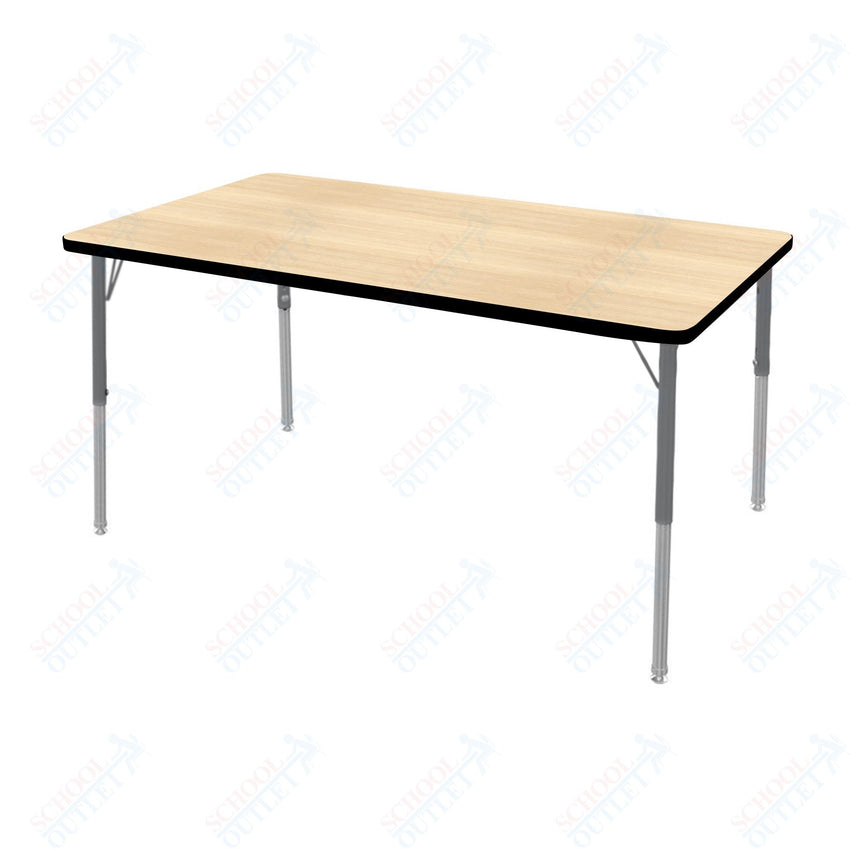 Marco MG2200 Series Rectangle Activity Table 36" x 60" Adjustable Height 21" - 30" (MG2247 - MB) - SchoolOutlet