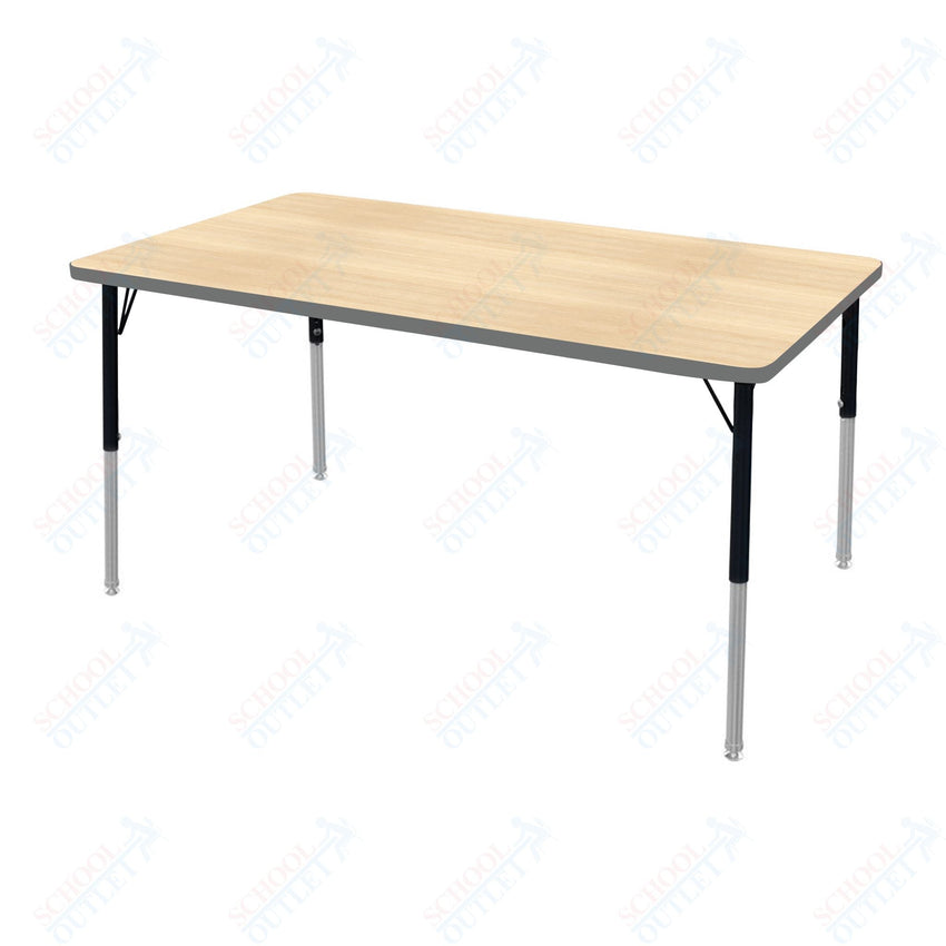 Marco MG2200 Series Rectangle Activity Table 36" x 60" Adjustable Height 21" - 30" (MG2247 - MB) - SchoolOutlet