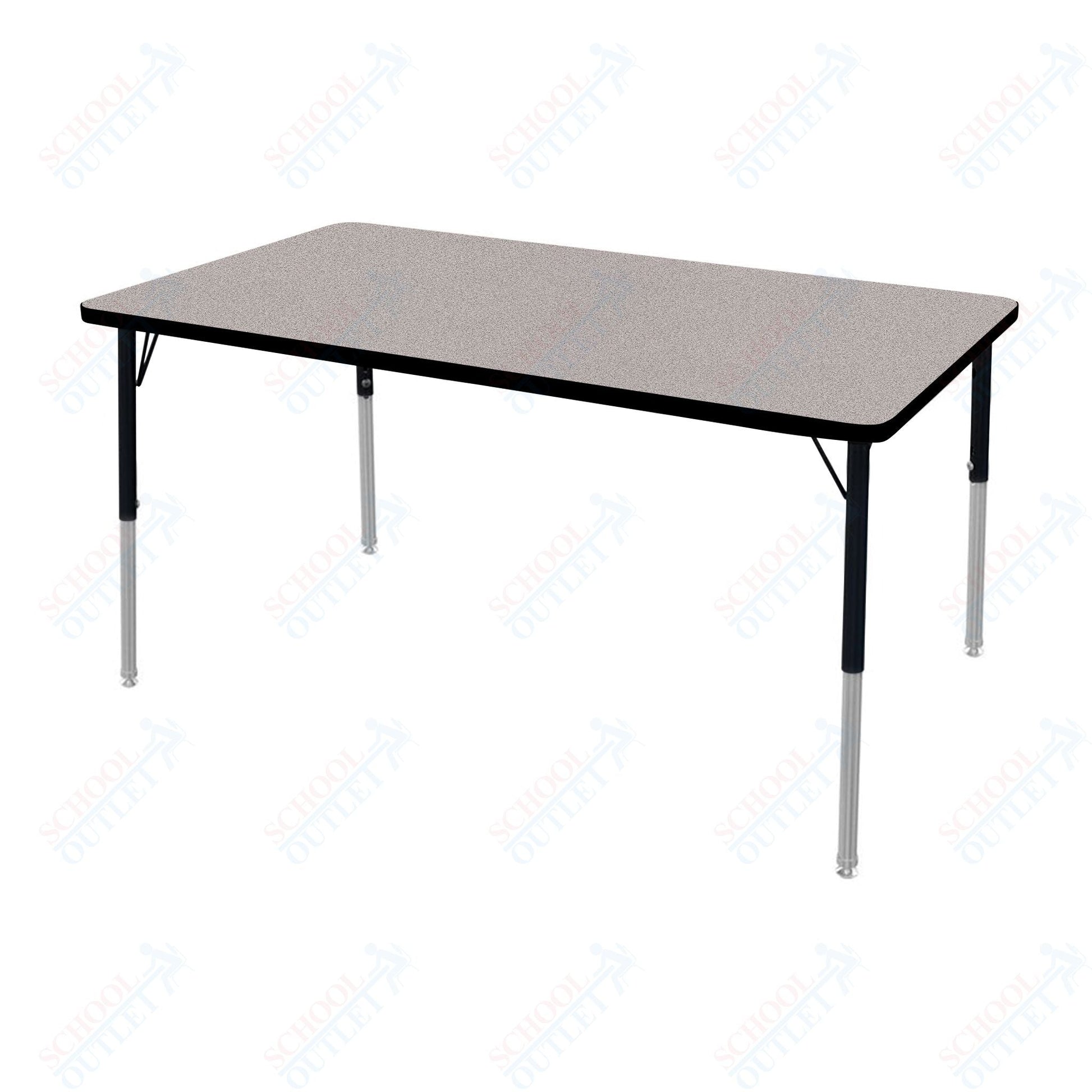 Marco MG2200 Series Rectangle Activity Table 36" x 60" Adjustable Height 21" - 30" (MG2247 - MB) - SchoolOutlet