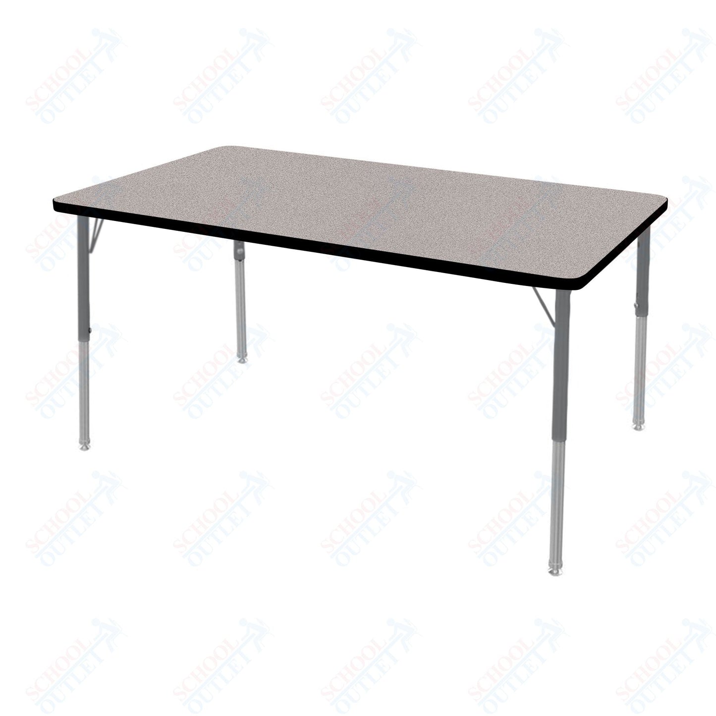 Marco MG2200 Series Rectangle Activity Table 36" x 60" Adjustable Height 21" - 30" (MG2247 - MB) - SchoolOutlet