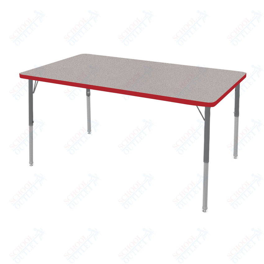 Marco MG2200 Series Rectangle Activity Table 36" x 60" Adjustable Height 21" - 30" (MG2247 - MB) - SchoolOutlet