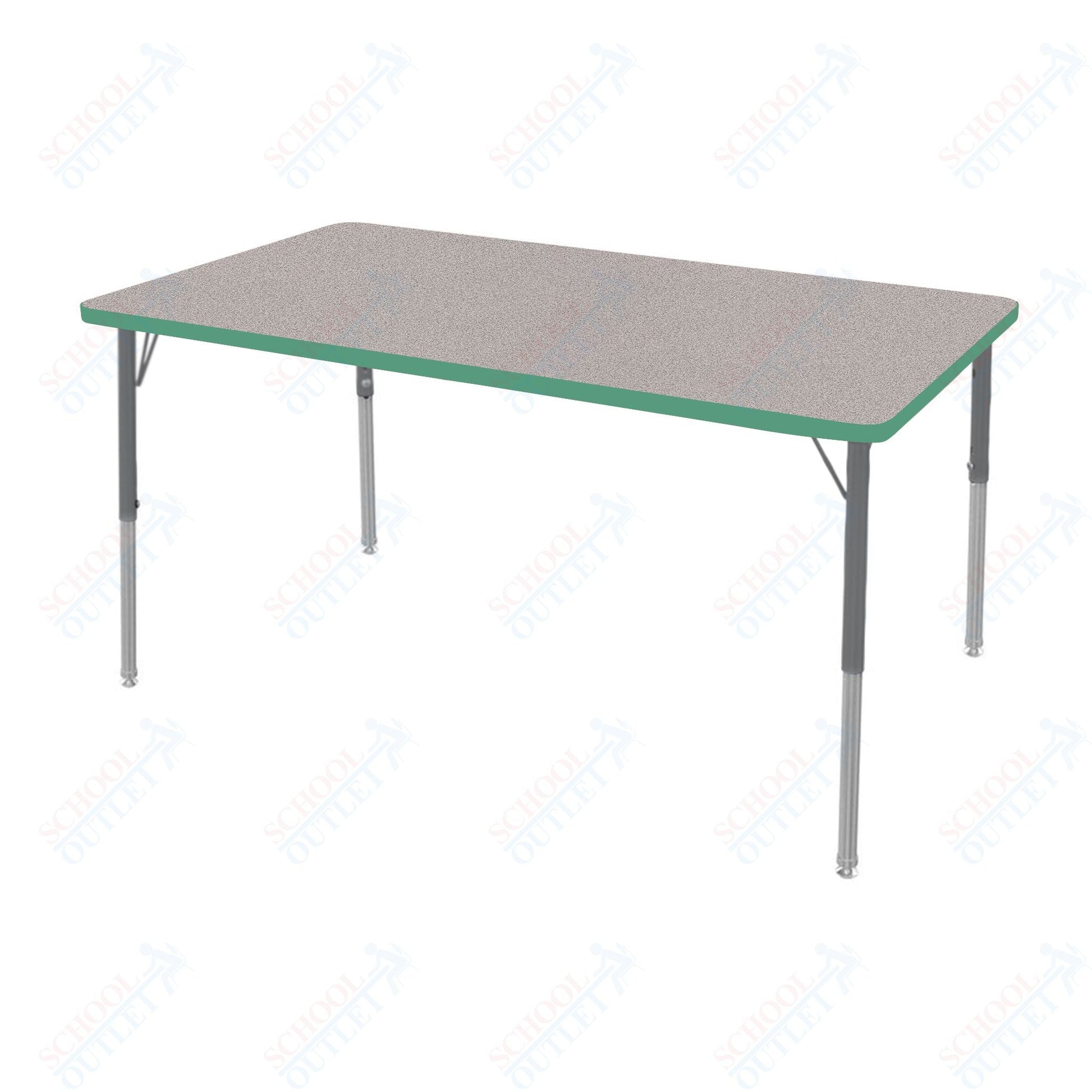 Marco MG2200 Series Rectangle Activity Table 36" x 60" Adjustable Height 21" - 30" (MG2247 - MB) - SchoolOutlet