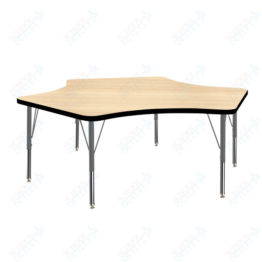 Marco MG2200 Series Delta Activity Table 60" x 60" Adjustable Height 21" - 30" (MG2251 - MB) - SchoolOutlet