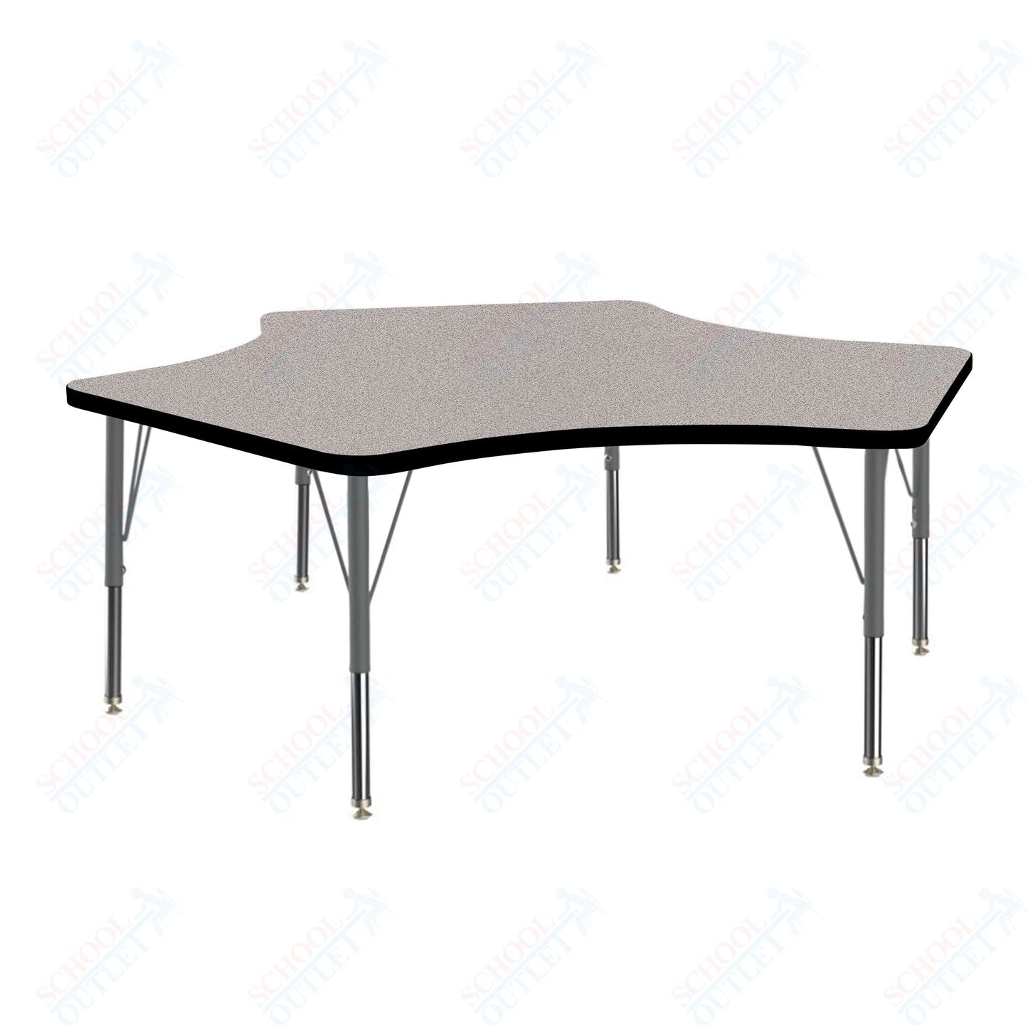 Marco MG2200 Series Delta Activity Table 60" x 60" Adjustable Height 21" - 30" (MG2251 - MB) - SchoolOutlet