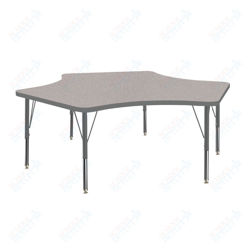 Marco MG2200 Series Delta Activity Table 60" x 60" Adjustable Height 21" - 30" (MG2251 - MB) - SchoolOutlet